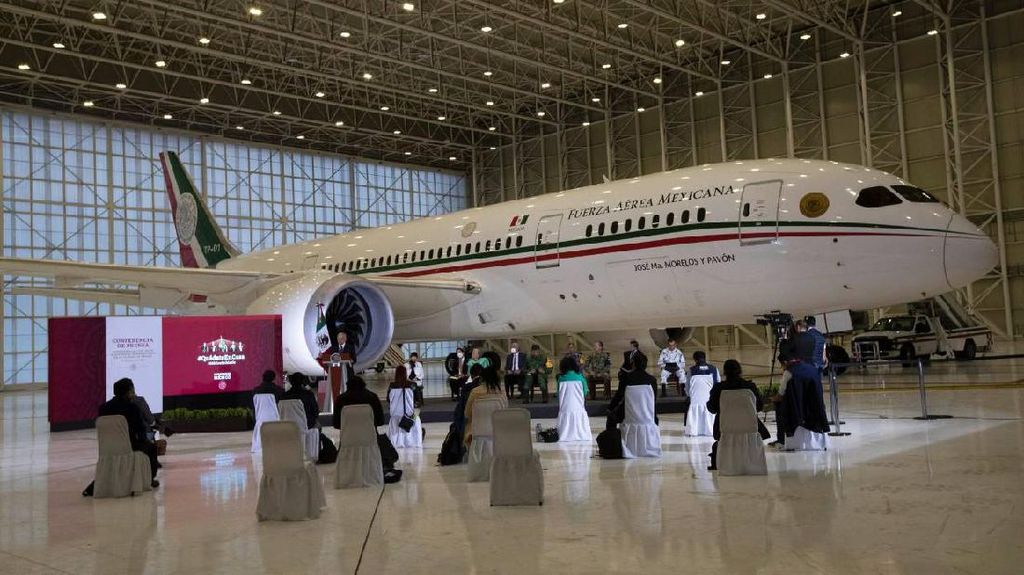 Foto: Pesawat Jet Mewah Presiden Meksiko yang Nggak Laku-laku