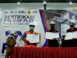 Selesai Dibangun, Venue Akuatik PON XX Papua Telah Disertifikasi FINA