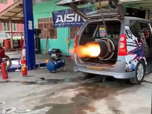 Ganas, Toyota Avanza Ini Dipasangi Mesin Jet