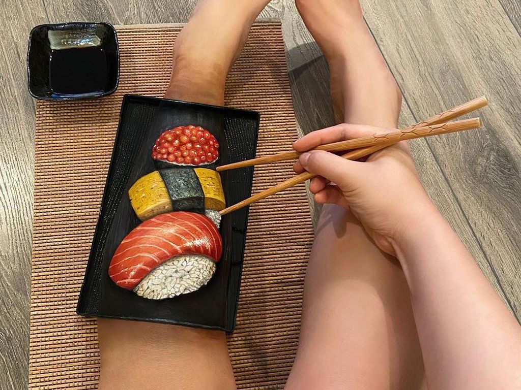 10 Body Painting Bertemakan Makanan Lezat Ini Bikin Lapar 10 Body Painting Bertemakan Makanan Lezat Ini Bikin Lapar