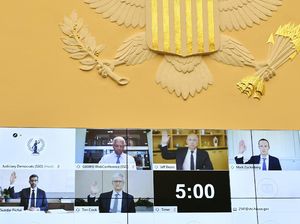 Zuckerberg, Bezos, Sundar Pichai dan Tim Cook Disidang Kongres AS