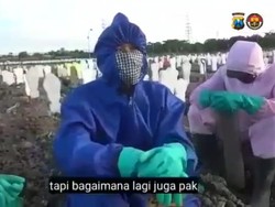 Penggali Makam COVID-19 di Surabaya Curhat Sadarkan Warga Tak Percaya Corona