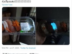 Heboh Sushi Glow in The Dark, Ilmuwan Ungkap Fakta Ini!
