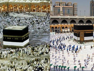 Potret Ibadah Haji Sebelum dan Saat Pandemi Corona