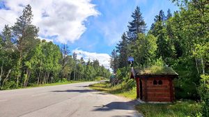 Potret Halte Bak Negeri Dongeng di Norwegia
