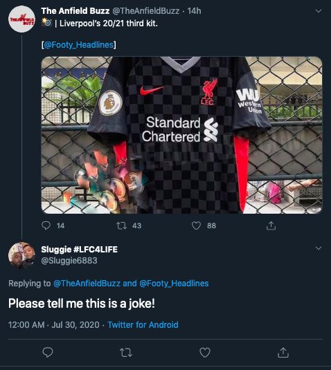 Jersey Liverpool