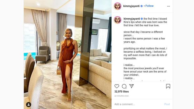 Kimmy Jayanti hamil anak kedua