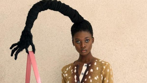 Viral karena Rambut Dibentuk bak Patung, Wanita Ini Jadi Model Marc Jacobs