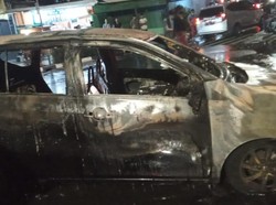 Mobil Terbakar di Lampu Merah Jembatan 2 Jakbar, Tak Ada Korban