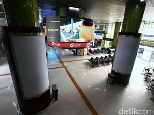 Stasiun Gambir Masih Lengang Jelang Idul Adha