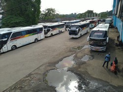 Terminal Baranangsiang Bogor Sepi Penumpang Jelang Idul Adha 2020
