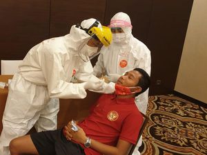 Timnas Indonesia dan Timnas U-19 Jalani Swab Test Ketiga