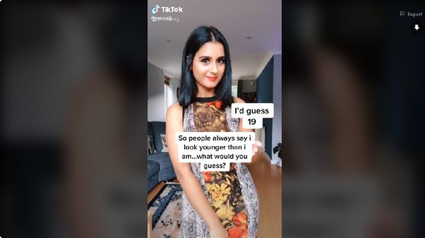 Potret Wanita yang Jadi Viral Karena Dikira Masih Remaja di TikTok