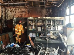 Sisa Material di Dinkes Sulsel Kembali Terbakar, 1 Petugas Terluka