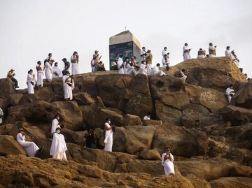 Potret Jemaah Haji Wukuf di Tengah Pandemi