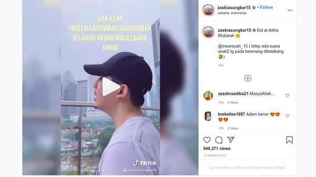 Unggahan Zaskia Sungkar