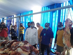 Wagub DKI Jamin Pemotongan Kurban di RPH Dharma Jaya Sesuai Protokol Kesehatan