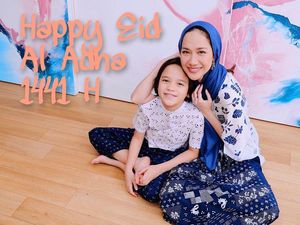 Gaya BCL Berkerudung saat Idul Adha, Kini Kembali Tersenyum