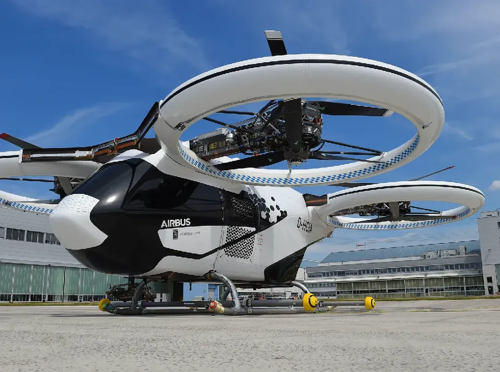 Airbus Pamerkan Taksi Terbangnya Airbus Pamerkan Taksi Terbangnya