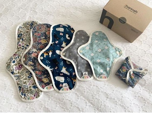 Menstrualpad/Sumber:pinterest.com/menstrualpad mentsrual pad berbagai ukuran