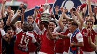 Terakhir Arsenal juara adalah pada lima tahun lalu, ketika mereka menangi Piala FA (Getty)
