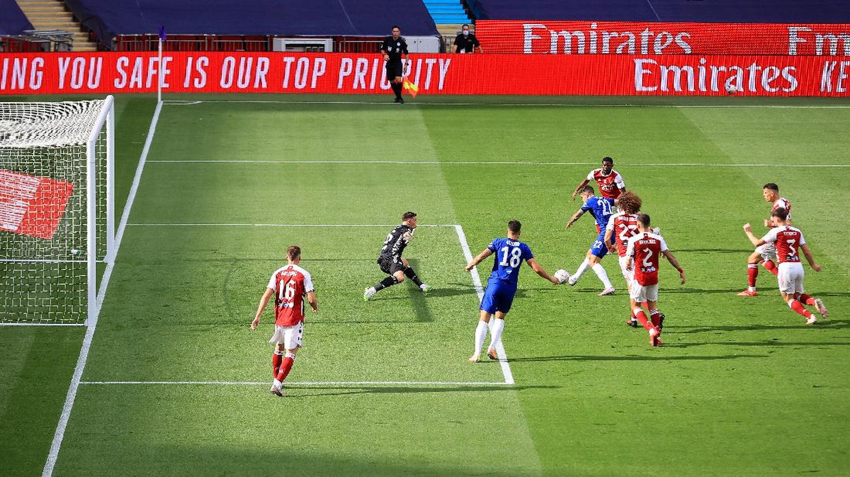 Chelsea kalah 1-2 dari Arsenal di final Piala FA (Foto: Adam Davy/Pool via Getty Images)
