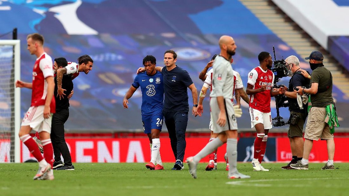 Chelsea kalah 1-2 dari Arsenal di final Piala FA. (Foto: Getty Images/Catherine Ivill)