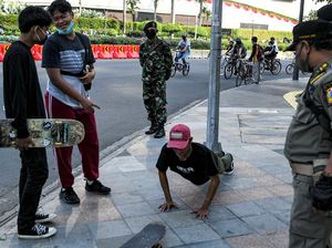 Hati-hati! Tak Pakai Masker di Tempat Umum Bisa Kena Sanksi Lho