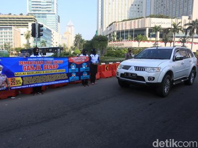 Siap Berlaku Lagi, Sosialisasi Ganjil Genap Digelar di Bundaran HI