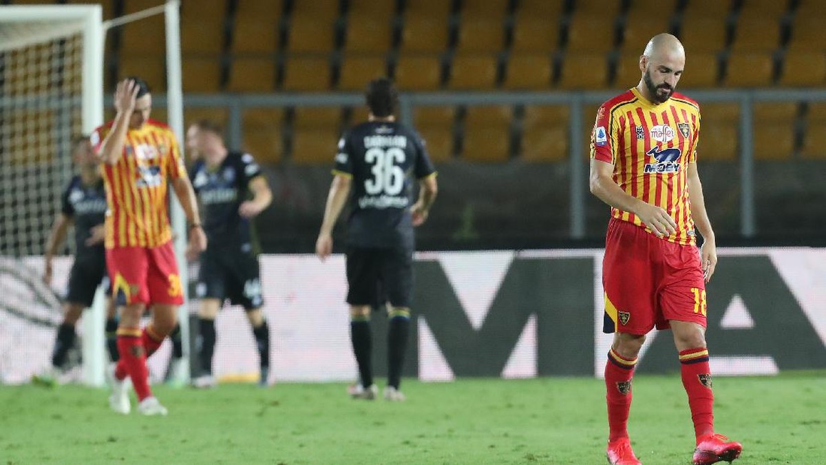 Lecce terdegradasi ke Serie B. (Foto: Getty Images/Maurizio Lagana)