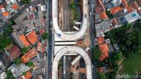 Flyover Tapal Kuda di Lenteng Agung Nyaris Rampung