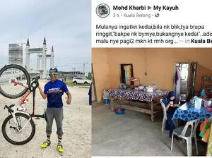 Ngakak! Dikira Restoran, Pria Ini Ternyata Makan di Rumah Orang