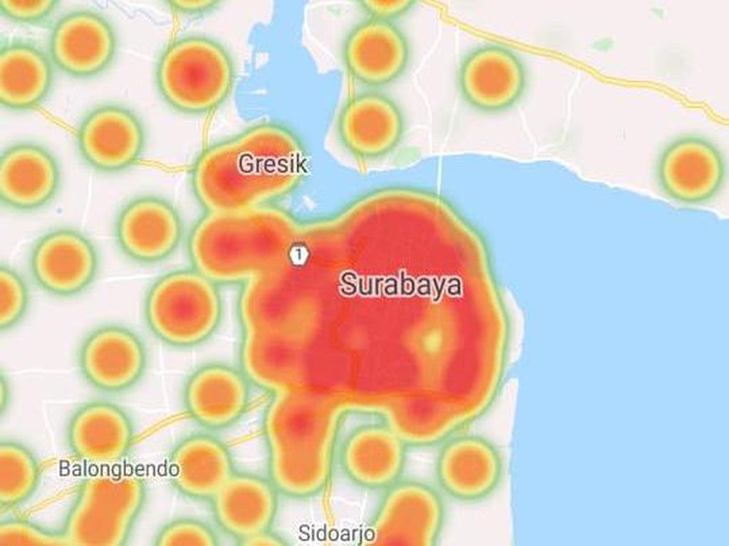 Di Apps Bersatu Lawan COVID, Surabaya Masih Zona Merah Di Apps Bersatu Lawan COVID, Surabaya Masih Zona Merah