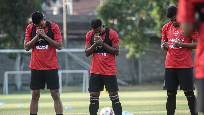 Bali United berlatih lagi di Legian, Senin (3/8/2020).
