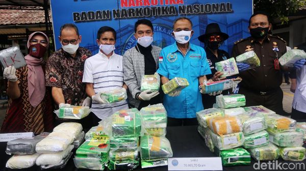 BNN Musnahkan 70 Kg Sabu