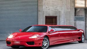 Potret Ferrari Limusin yang Cocok untuk Acara Kawinan