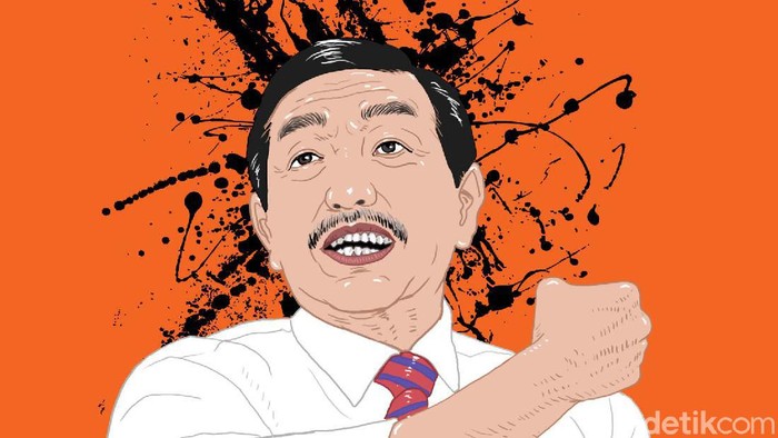 Ilustrasi Luhut Binsar Pandjaitan Poster