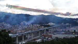 Peresmian Jembatan Baru Italia yang Pernah Runtuh