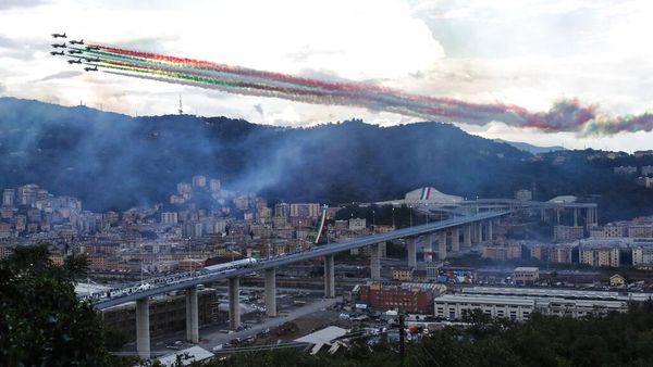 Peresmian Jembatan Baru Italia yang Pernah Runtuh