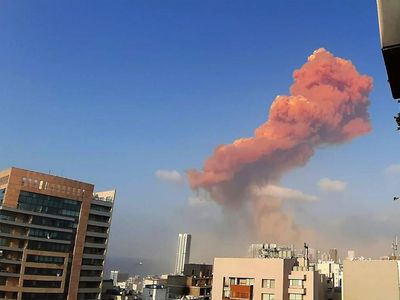 Ledakan Besar Beirut yang Berbentuk Awan Jamur