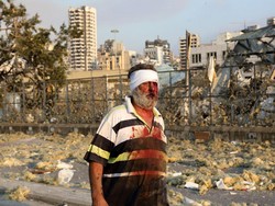 Ledakan Besar Beirut Lebanon Terjadi 2 Kali, Puluhan Orang Terluka