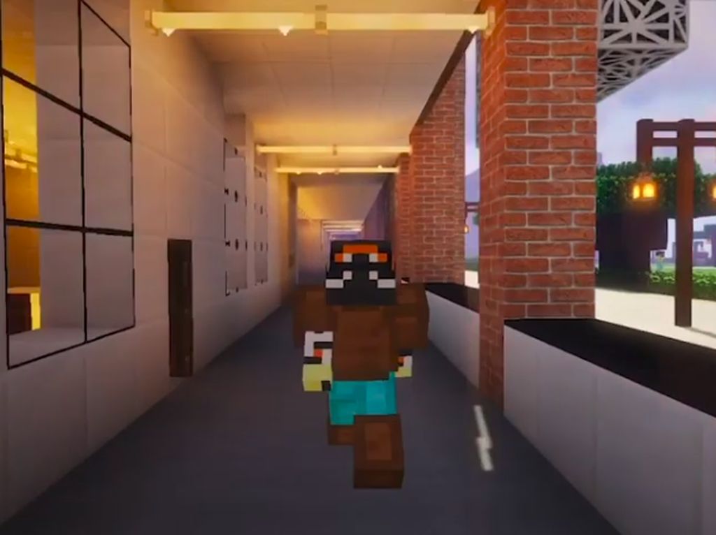 Rindu Kuliah, Mahasiswa Ini Bikin Kampus Versi Minecraft Rindu Kuliah, Mahasiswa Ini Bikin Kampus Versi Minecraft