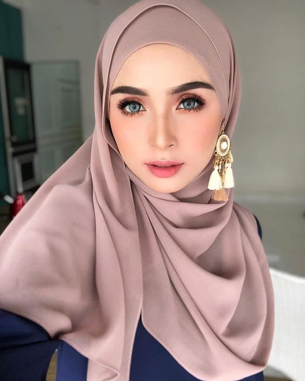Earing/Pinterest.com gaya hijab dengan aksesoris cantik