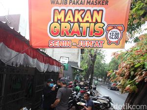 Asyik! Pakai Masker di Tempat Ini Bisa Makan Gratis Lho