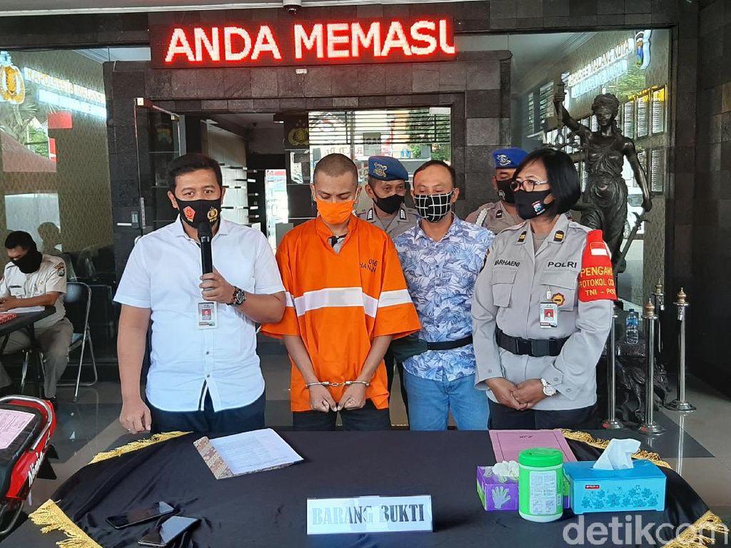 Napi yang Bebas Gegara Pandemi COVID-19 Mencuri Motor di Kota Malang Napi yang Bebas Gegara Pandemi COVID-19 Mencuri Motor di Kota Malang