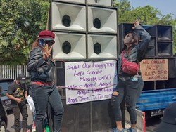 Tuntut Izin Pertunjukan, Demo Pekerja Seni Turunkan Lebih 25 Mobil Sound System