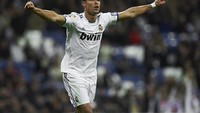 Dimulai dari tahun 2010/2011, Cristiano Ronaldo yang kala itu berseragam Real Madrid meraih sepatu emas dengan 40 gol (Getty Images)