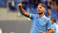 Musim 2019/2020 ada nama baru. Dia adalah pemain Lazio, Ciro Immobile yang meraih sepatu emas dengan 36 golnya (Getty Images)
