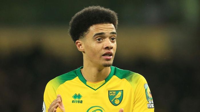 Jamal Lewis NORWICH, ENGLAND - FEBRUARY 28: Jamal Lewis of Norwich City celebrates victory during the Premier League match between Norwich City and Leicester City at Carrow Road on February 28, 2020 in Norwich, United Kingdom. (Photo by Stephen Pond/Getty Images)
