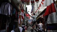 Kampung Pademangan Timur Bersolek Sambut HUT RI
